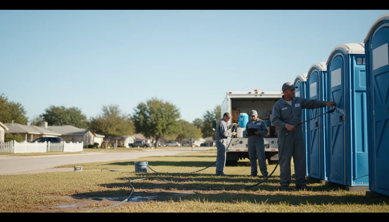 Long-Term Portable Toilet Rental in Woodson, TX near me